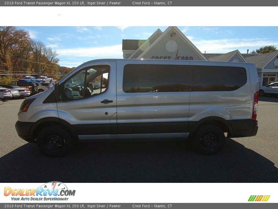 2019 Ford Transit Passenger Wagon XL 150 LR Ingot Silver / Pewter Photo #4