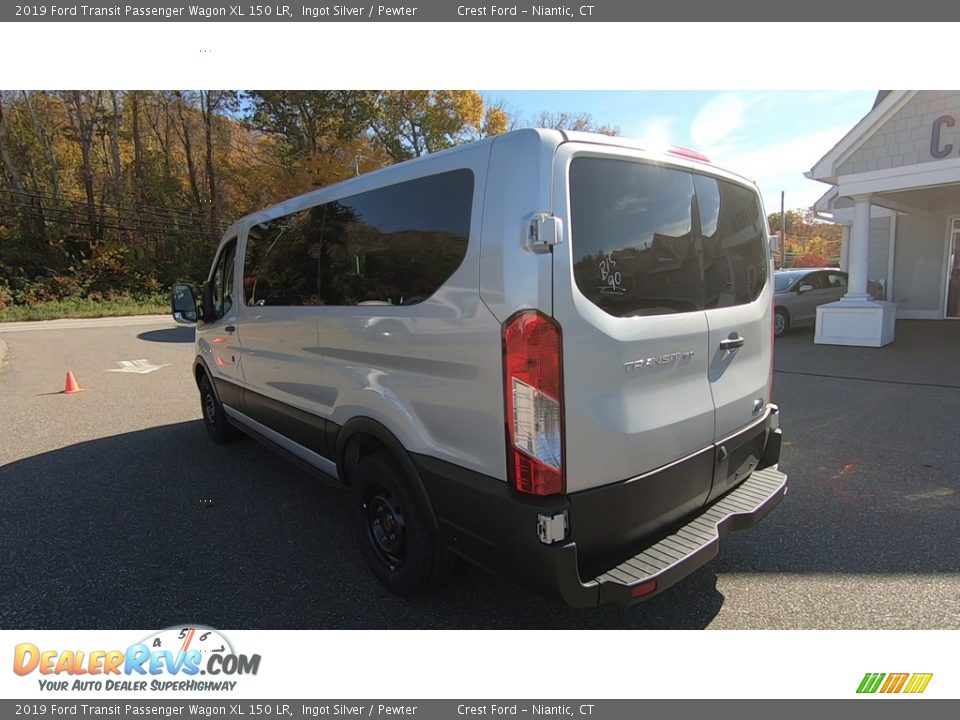 2019 Ford Transit Passenger Wagon XL 150 LR Ingot Silver / Pewter Photo #5
