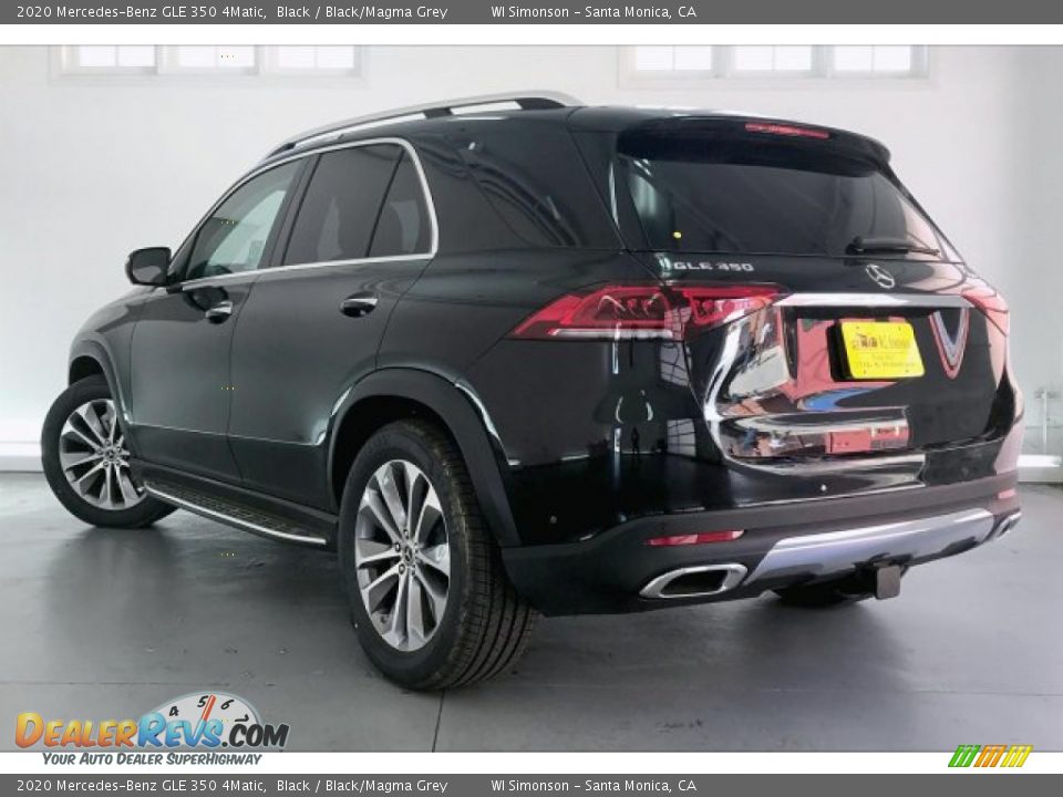 2020 Mercedes-Benz GLE 350 4Matic Black / Black/Magma Grey Photo #2