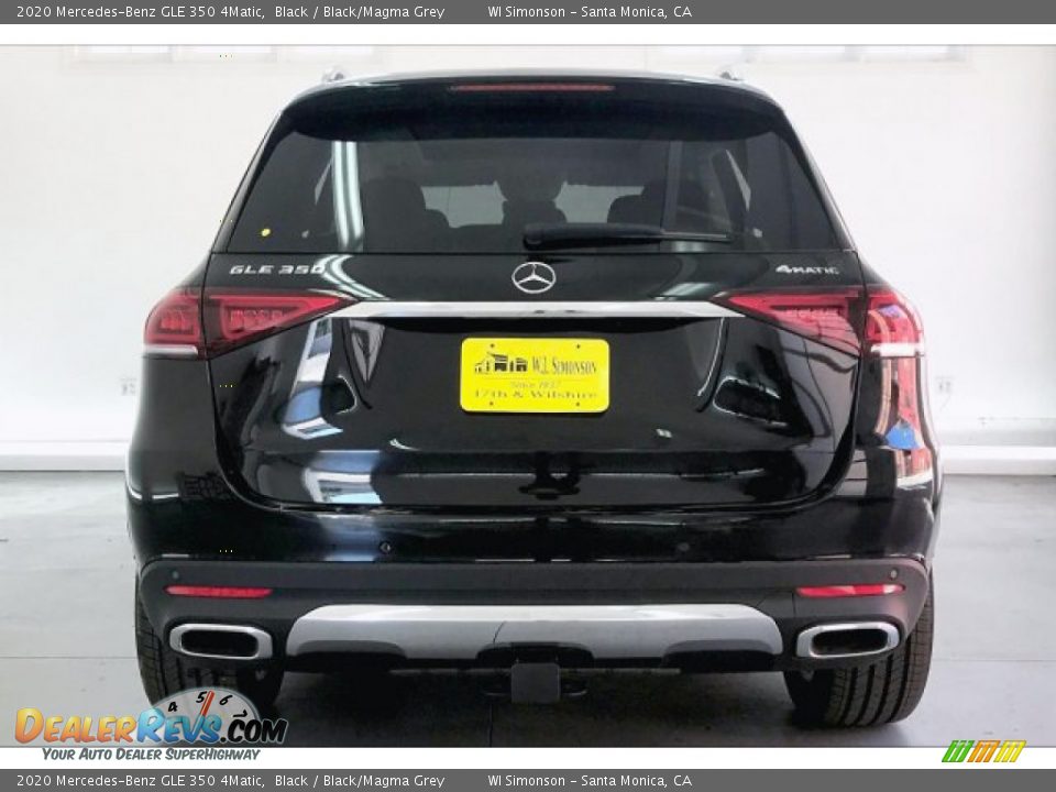 2020 Mercedes-Benz GLE 350 4Matic Black / Black/Magma Grey Photo #3