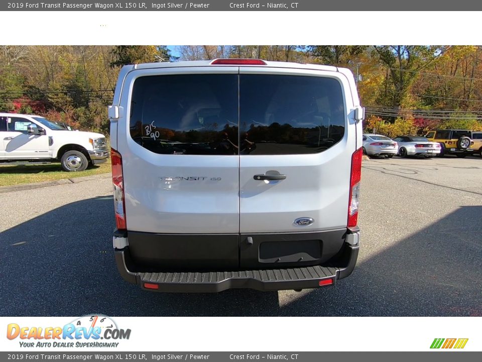 2019 Ford Transit Passenger Wagon XL 150 LR Ingot Silver / Pewter Photo #6