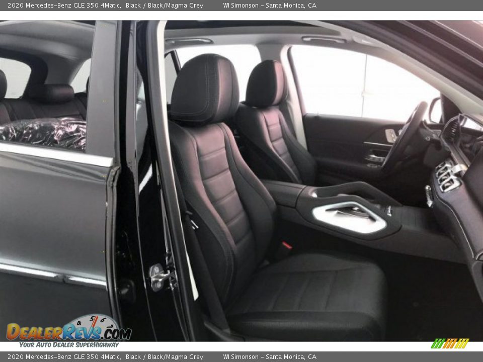 2020 Mercedes-Benz GLE 350 4Matic Black / Black/Magma Grey Photo #5