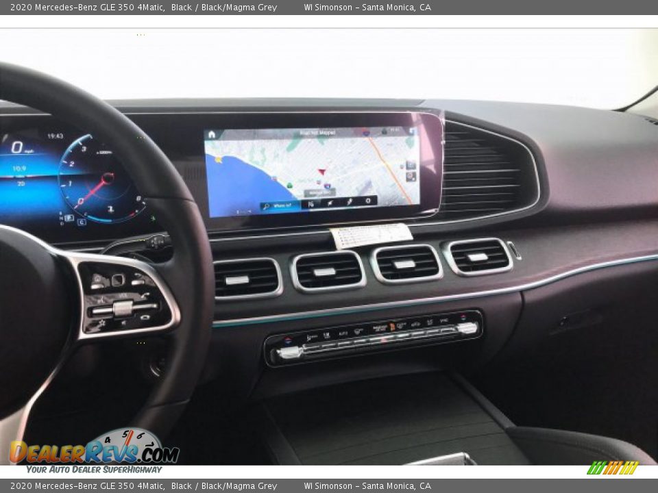 2020 Mercedes-Benz GLE 350 4Matic Black / Black/Magma Grey Photo #6