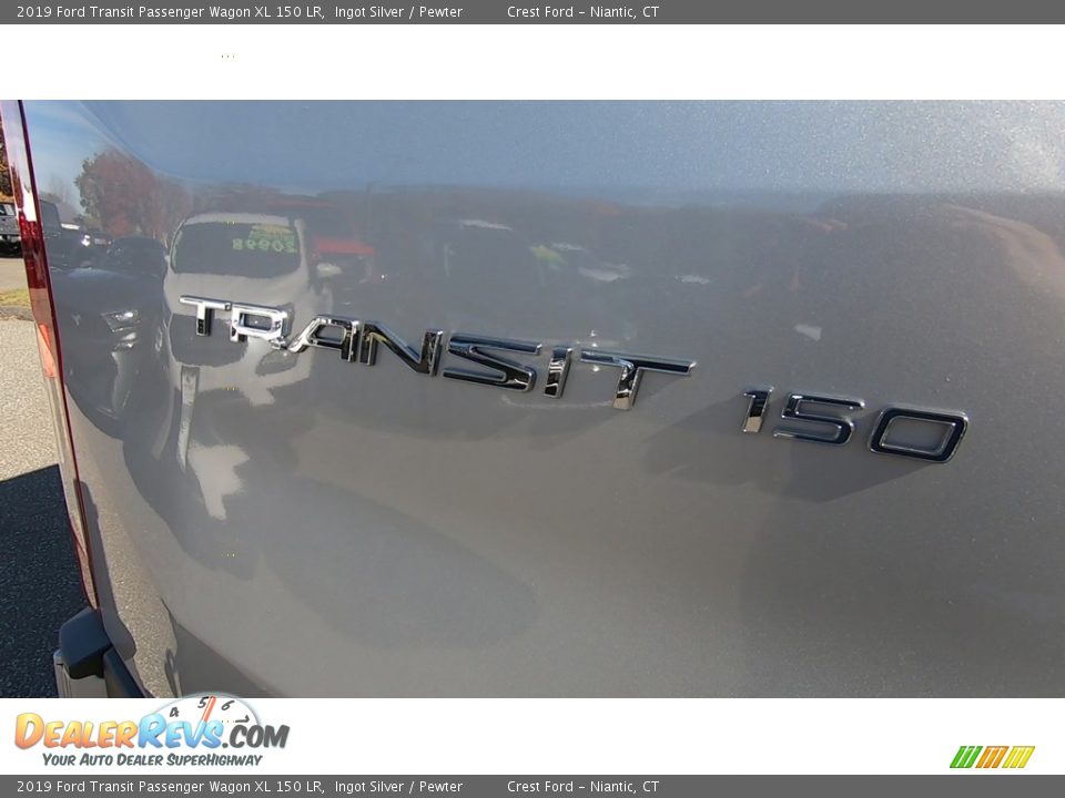2019 Ford Transit Passenger Wagon XL 150 LR Ingot Silver / Pewter Photo #9
