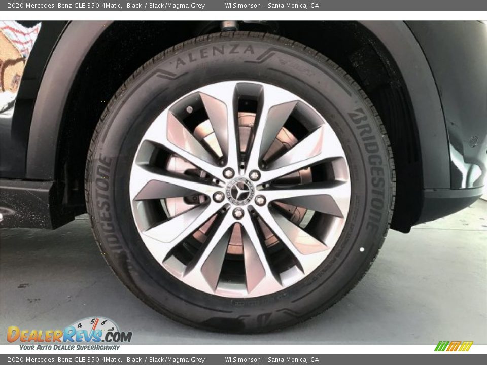 2020 Mercedes-Benz GLE 350 4Matic Black / Black/Magma Grey Photo #9