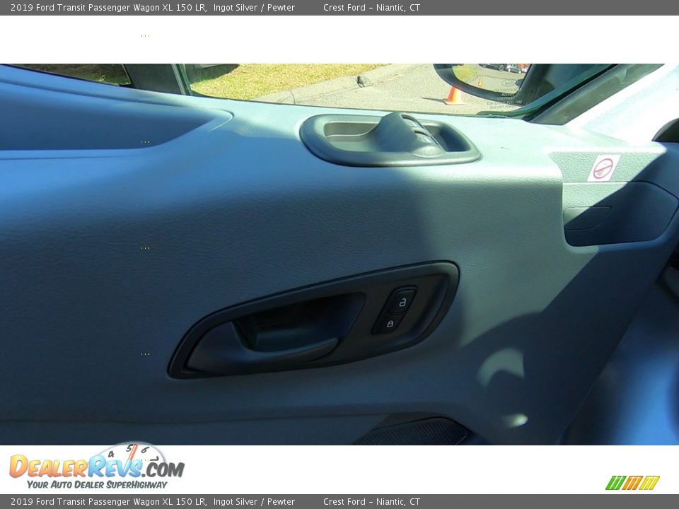 2019 Ford Transit Passenger Wagon XL 150 LR Ingot Silver / Pewter Photo #12