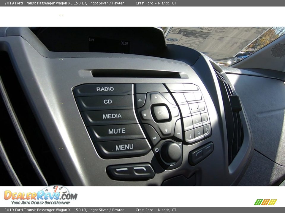 2019 Ford Transit Passenger Wagon XL 150 LR Ingot Silver / Pewter Photo #14