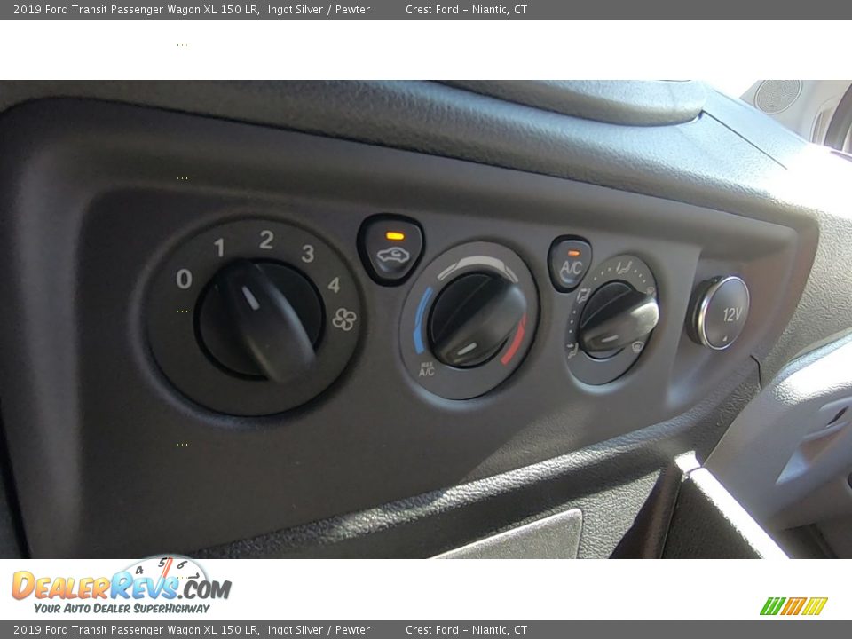 2019 Ford Transit Passenger Wagon XL 150 LR Ingot Silver / Pewter Photo #15