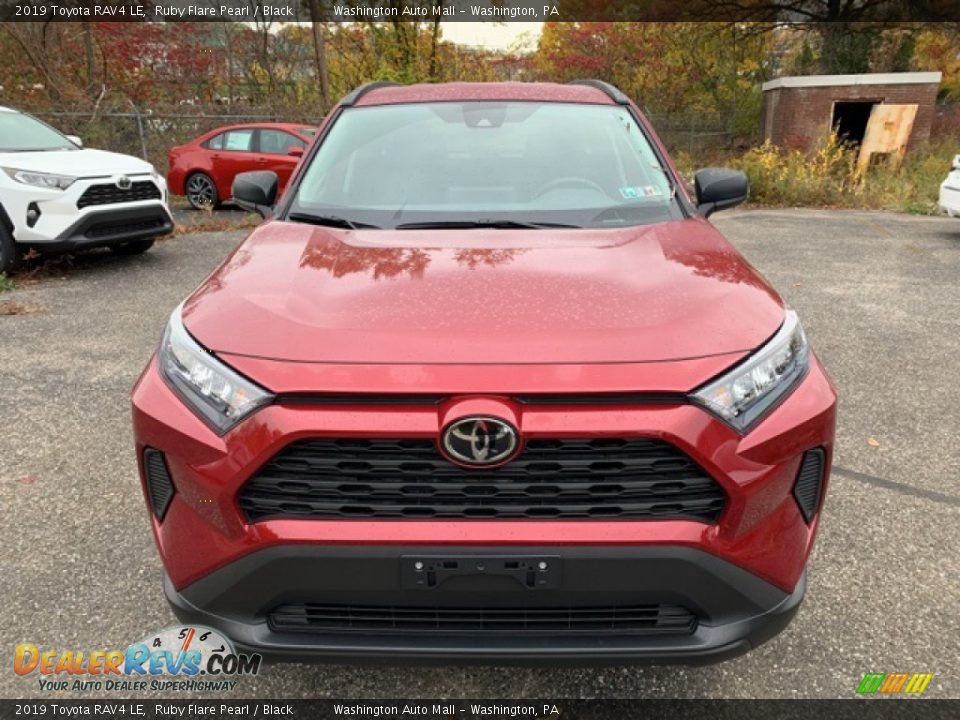 2019 Toyota RAV4 LE Ruby Flare Pearl / Black Photo #2