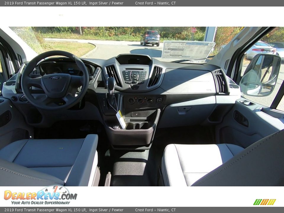 2019 Ford Transit Passenger Wagon XL 150 LR Ingot Silver / Pewter Photo #20