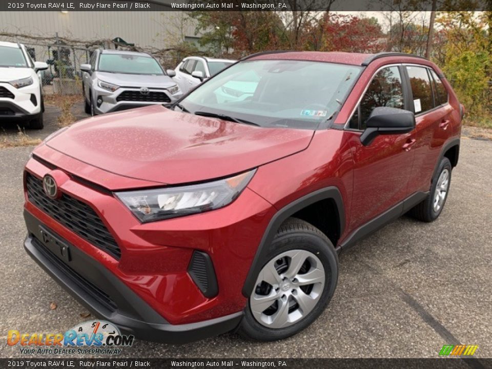 2019 Toyota RAV4 LE Ruby Flare Pearl / Black Photo #3