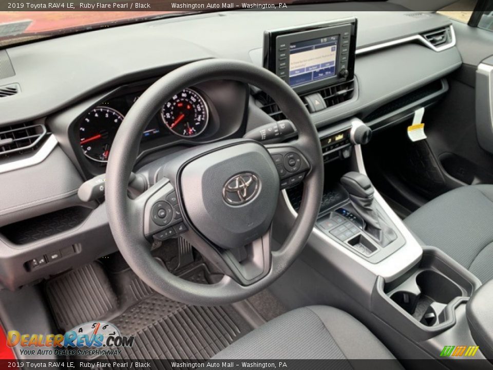 2019 Toyota RAV4 LE Ruby Flare Pearl / Black Photo #4