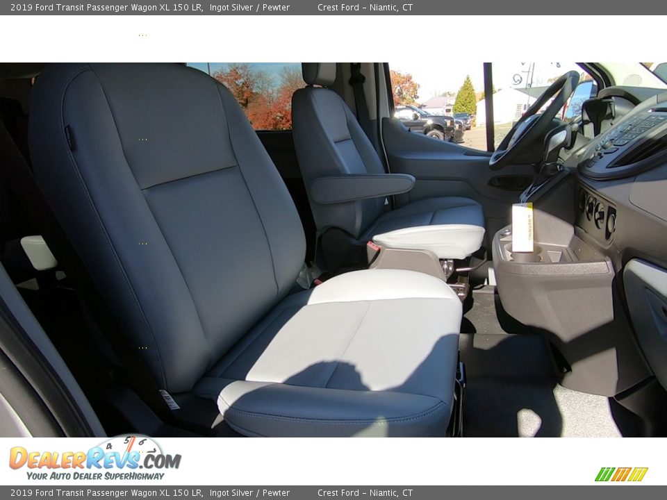 2019 Ford Transit Passenger Wagon XL 150 LR Ingot Silver / Pewter Photo #21