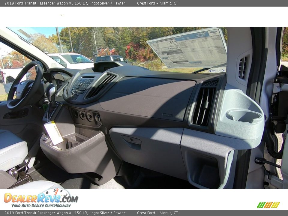 2019 Ford Transit Passenger Wagon XL 150 LR Ingot Silver / Pewter Photo #22