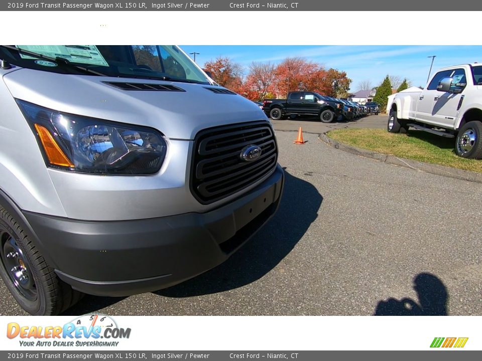 2019 Ford Transit Passenger Wagon XL 150 LR Ingot Silver / Pewter Photo #23