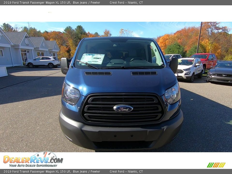 2019 Ford Transit Passenger Wagon XL 150 LR Blue Jeans / Pewter Photo #2