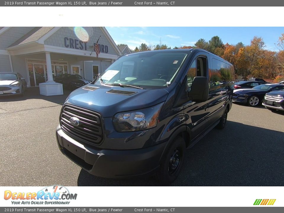 2019 Ford Transit Passenger Wagon XL 150 LR Blue Jeans / Pewter Photo #3