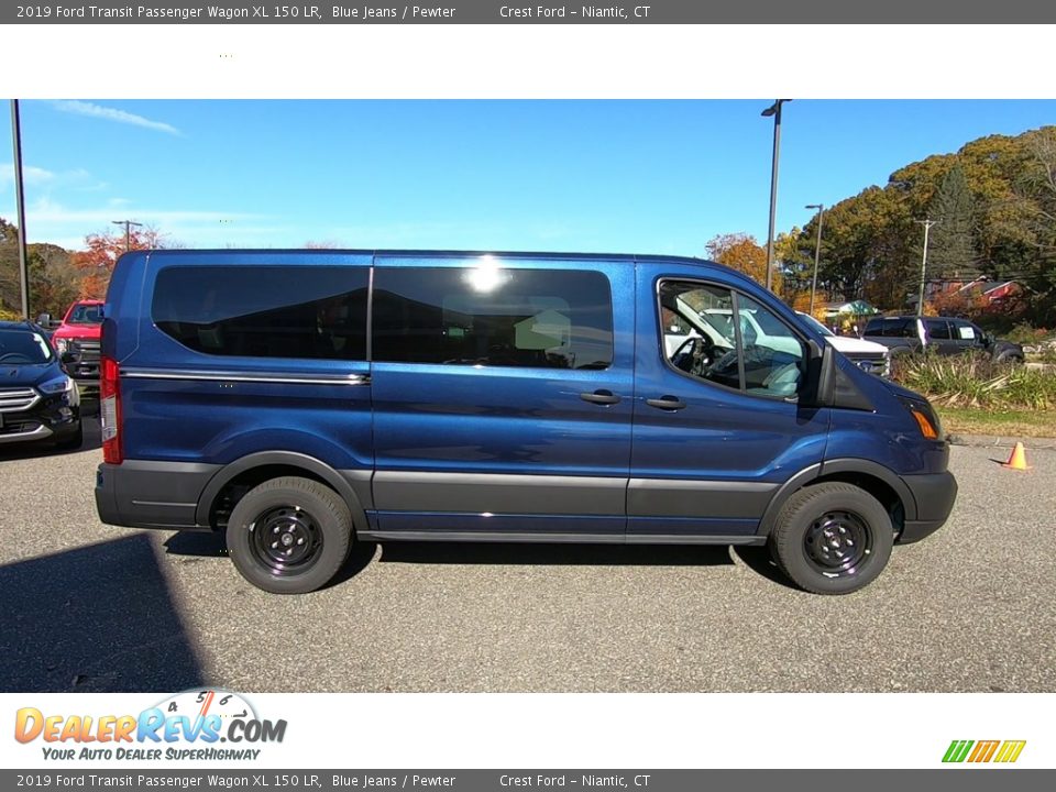 Blue Jeans 2019 Ford Transit Passenger Wagon XL 150 LR Photo #8