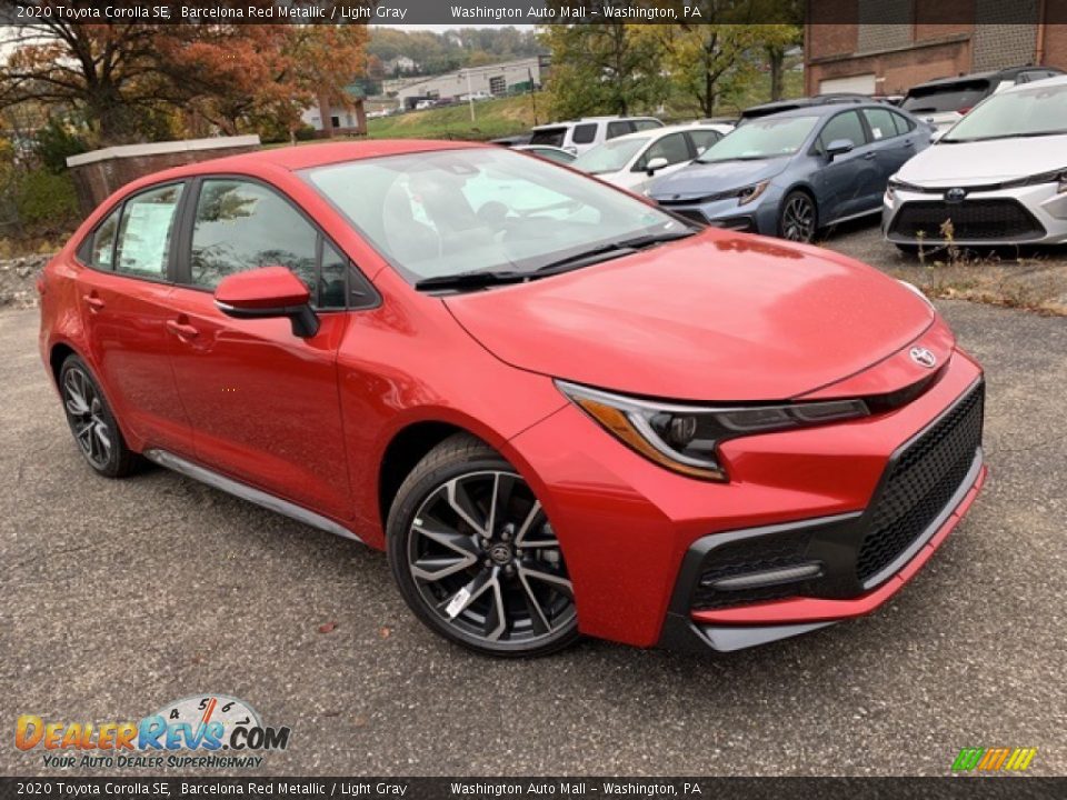 2020 Toyota Corolla SE Barcelona Red Metallic / Light Gray Photo #1