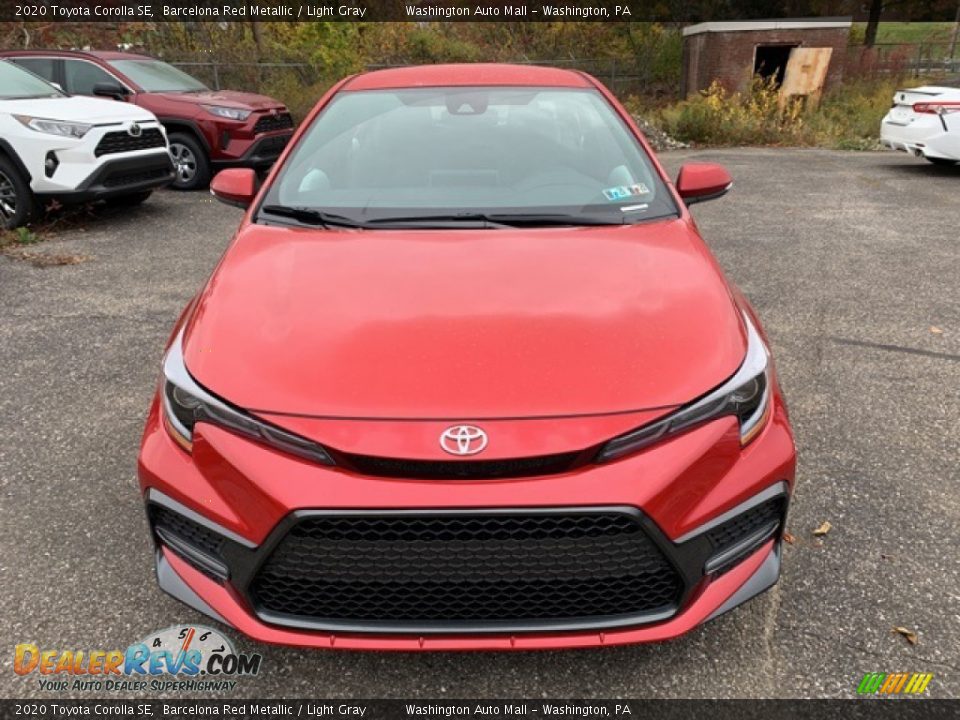 2020 Toyota Corolla SE Barcelona Red Metallic / Light Gray Photo #2