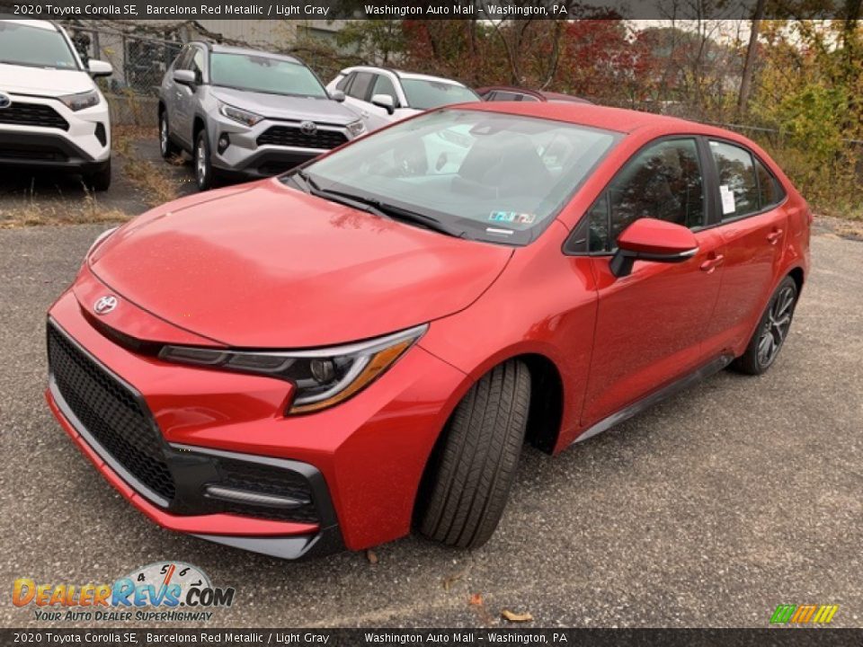 2020 Toyota Corolla SE Barcelona Red Metallic / Light Gray Photo #3