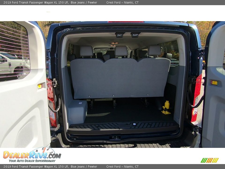 2019 Ford Transit Passenger Wagon XL 150 LR Blue Jeans / Pewter Photo #17