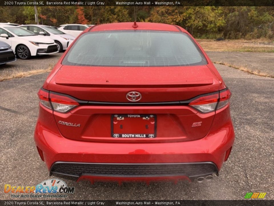 2020 Toyota Corolla SE Barcelona Red Metallic / Light Gray Photo #9