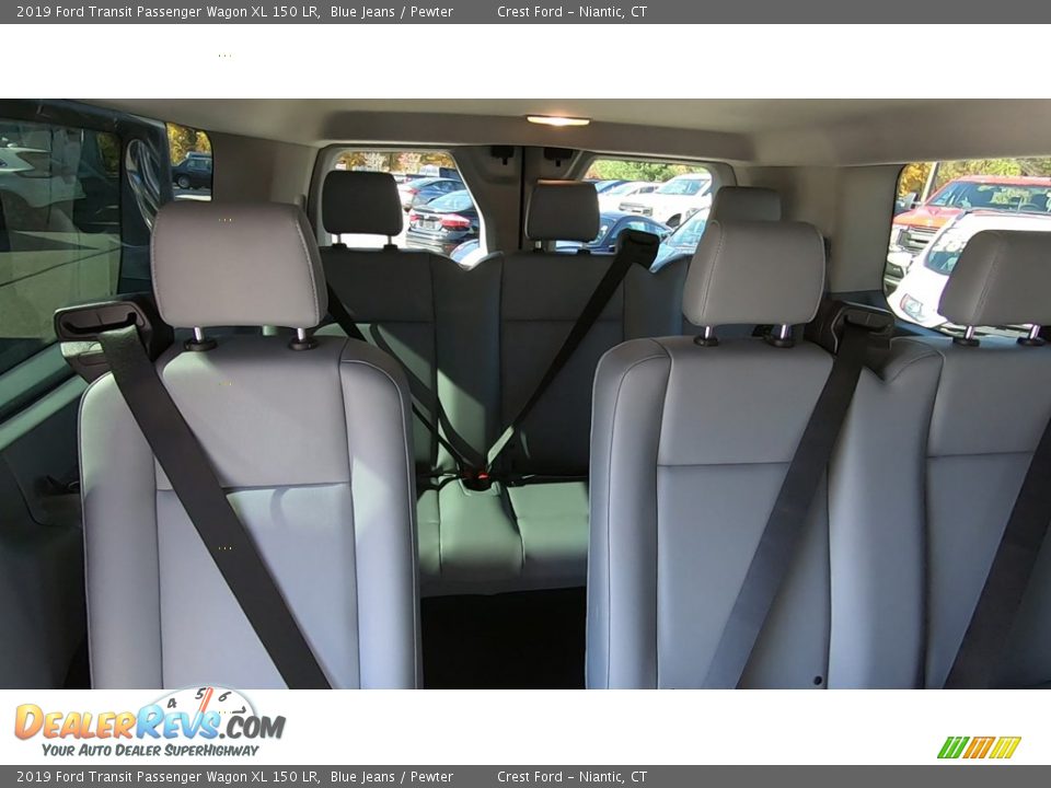 Rear Seat of 2019 Ford Transit Passenger Wagon XL 150 LR Photo #19