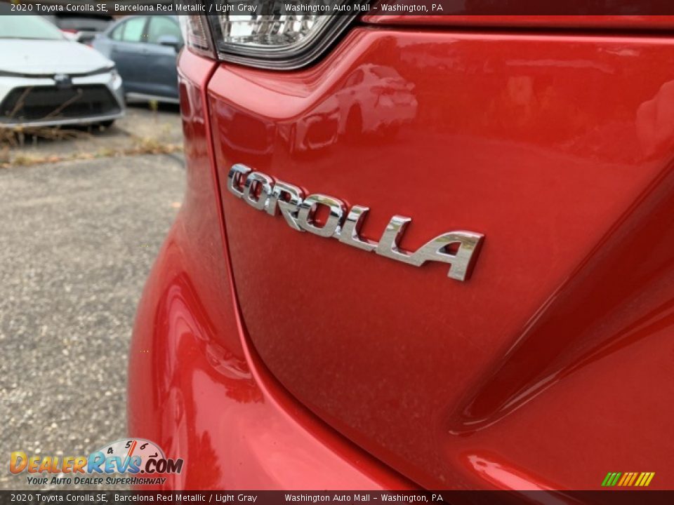 2020 Toyota Corolla SE Barcelona Red Metallic / Light Gray Photo #11