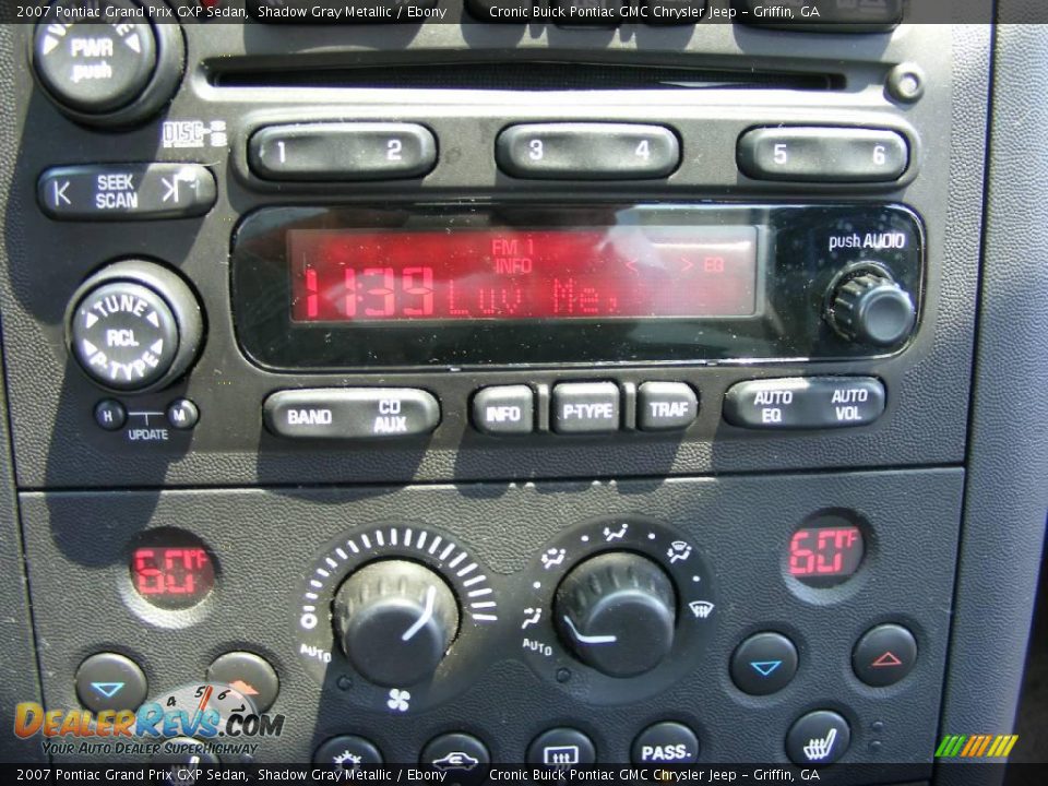 2007 Pontiac Grand Prix GXP Sedan Shadow Gray Metallic / Ebony Photo #26