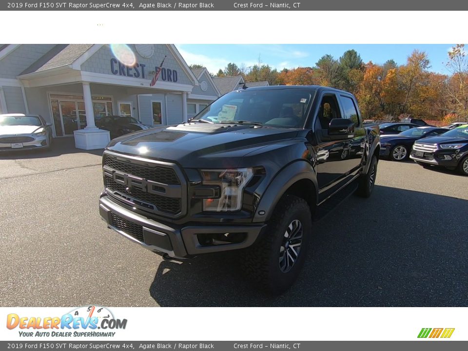 2019 Ford F150 SVT Raptor SuperCrew 4x4 Agate Black / Raptor Black Photo #3