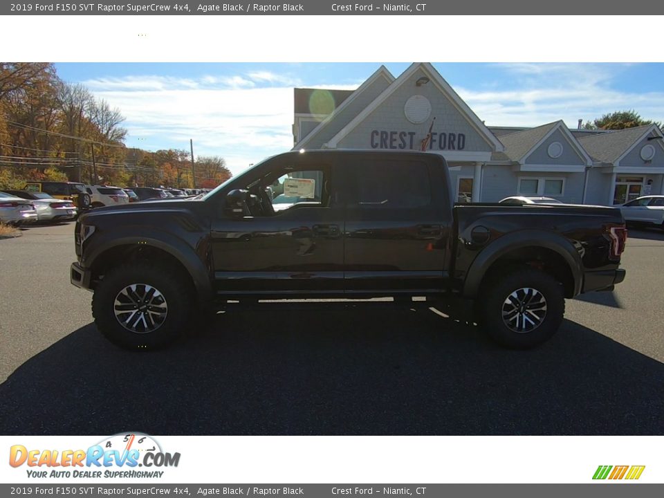 2019 Ford F150 SVT Raptor SuperCrew 4x4 Agate Black / Raptor Black Photo #4