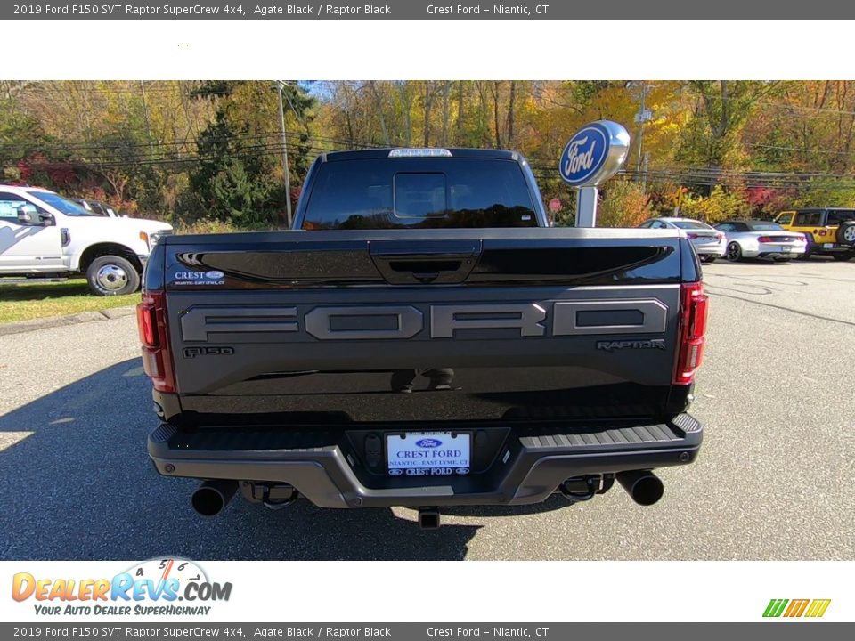 2019 Ford F150 SVT Raptor SuperCrew 4x4 Agate Black / Raptor Black Photo #6
