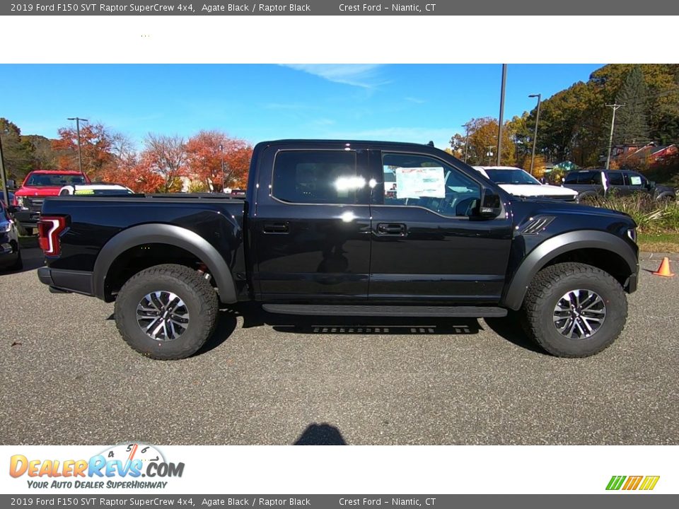 2019 Ford F150 SVT Raptor SuperCrew 4x4 Agate Black / Raptor Black Photo #8