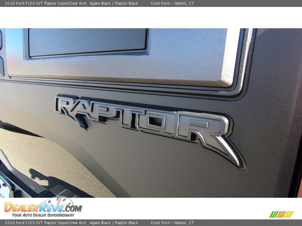 2019 Ford F150 SVT Raptor SuperCrew 4x4 Agate Black / Raptor Black Photo #9
