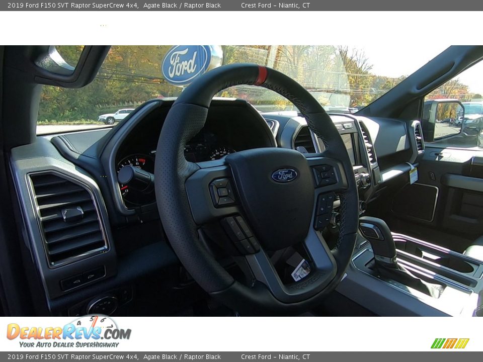 2019 Ford F150 SVT Raptor SuperCrew 4x4 Agate Black / Raptor Black Photo #11