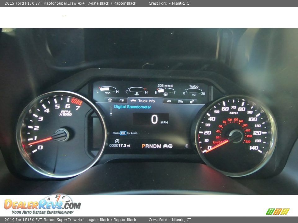 2019 Ford F150 SVT Raptor SuperCrew 4x4 Agate Black / Raptor Black Photo #14