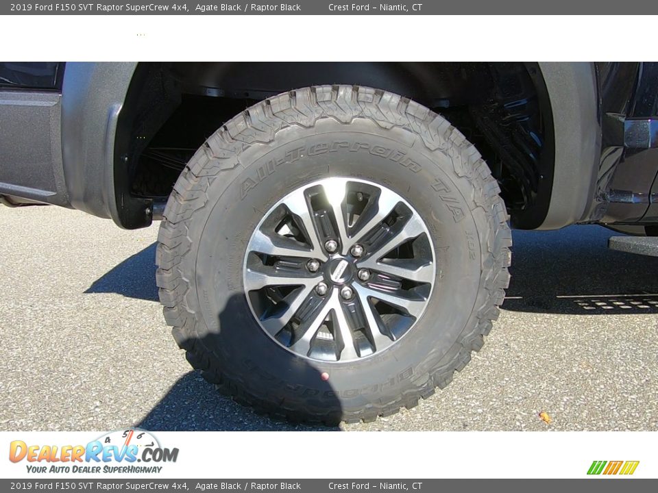 2019 Ford F150 SVT Raptor SuperCrew 4x4 Agate Black / Raptor Black Photo #24