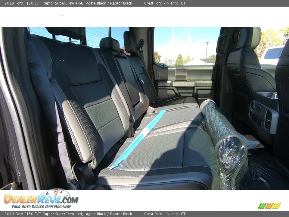 2019 Ford F150 SVT Raptor SuperCrew 4x4 Agate Black / Raptor Black Photo #25