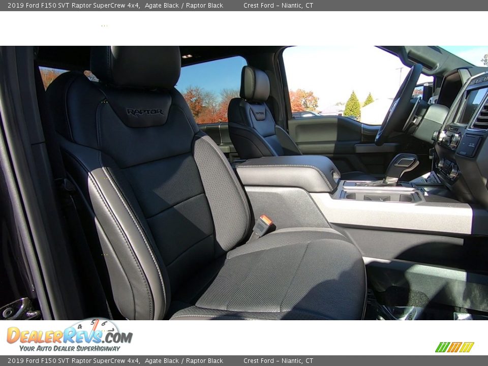 2019 Ford F150 SVT Raptor SuperCrew 4x4 Agate Black / Raptor Black Photo #26