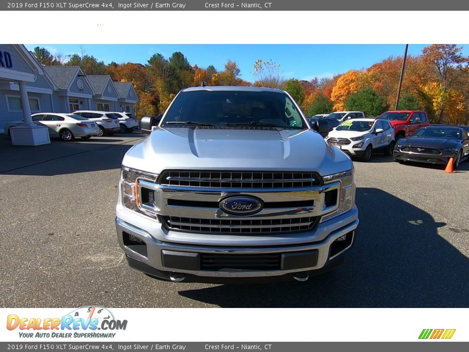 2019 Ford F150 XLT SuperCrew 4x4 Ingot Silver / Earth Gray Photo #2