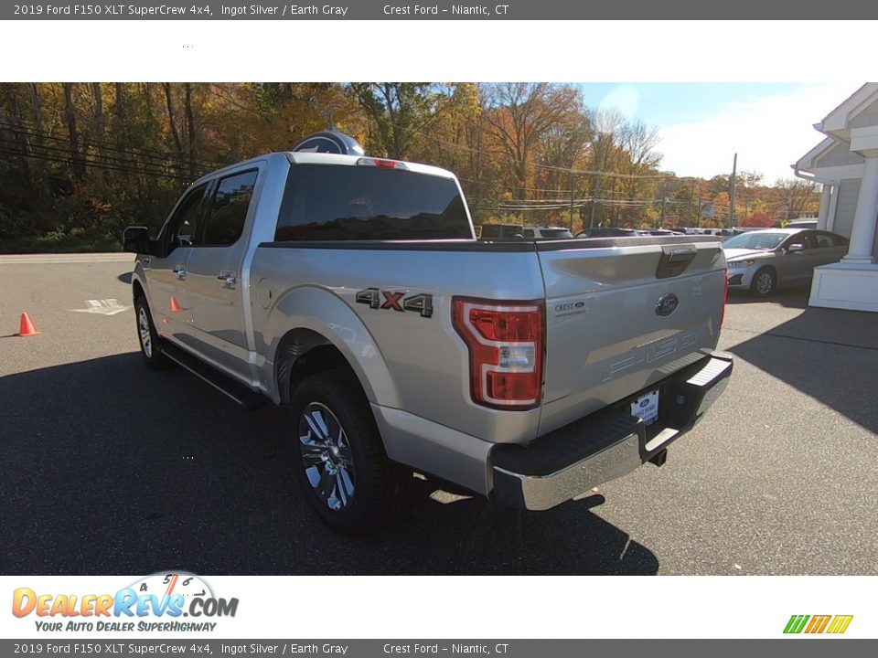 2019 Ford F150 XLT SuperCrew 4x4 Ingot Silver / Earth Gray Photo #5