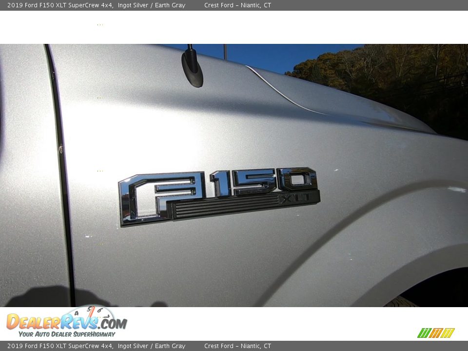 2019 Ford F150 XLT SuperCrew 4x4 Ingot Silver / Earth Gray Photo #25