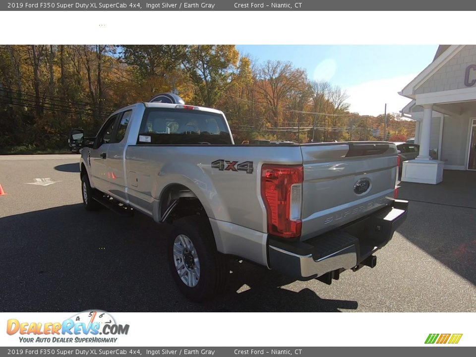 2019 Ford F350 Super Duty XL SuperCab 4x4 Ingot Silver / Earth Gray Photo #5