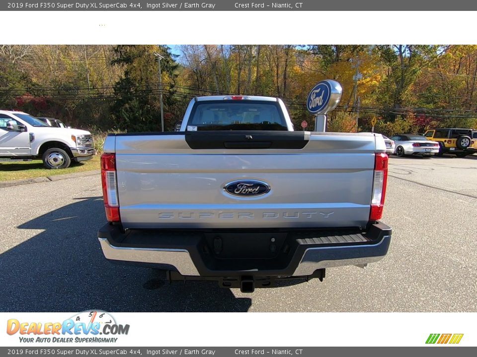 2019 Ford F350 Super Duty XL SuperCab 4x4 Ingot Silver / Earth Gray Photo #6