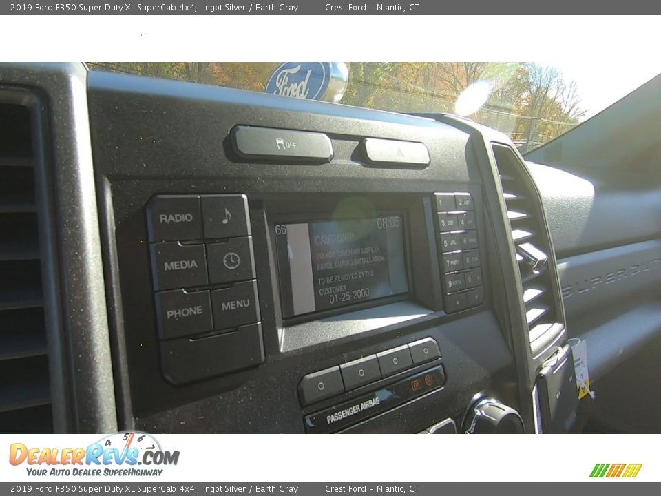 2019 Ford F350 Super Duty XL SuperCab 4x4 Ingot Silver / Earth Gray Photo #14