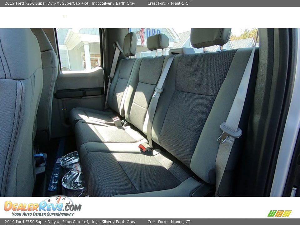 2019 Ford F350 Super Duty XL SuperCab 4x4 Ingot Silver / Earth Gray Photo #17