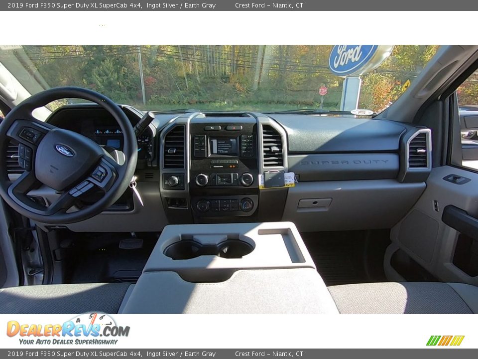 2019 Ford F350 Super Duty XL SuperCab 4x4 Ingot Silver / Earth Gray Photo #18