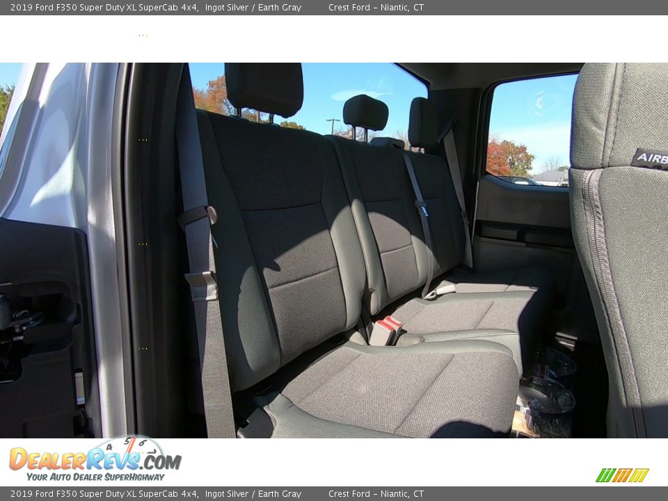 2019 Ford F350 Super Duty XL SuperCab 4x4 Ingot Silver / Earth Gray Photo #22