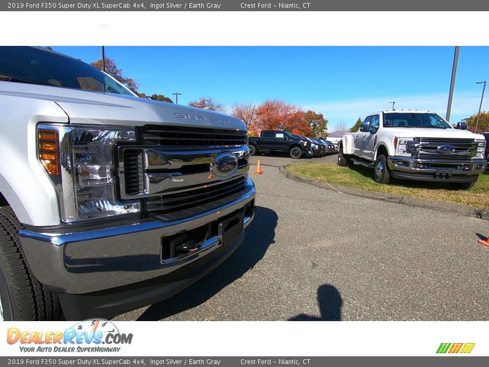 2019 Ford F350 Super Duty XL SuperCab 4x4 Ingot Silver / Earth Gray Photo #27